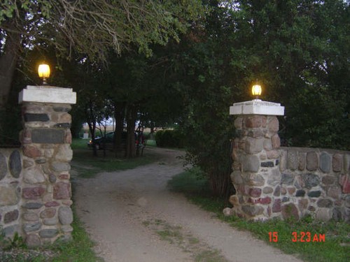 entrance gate welcome to moorland