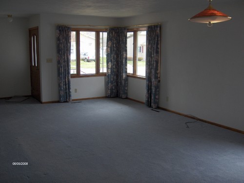 living room large area with beautiful corner windows.