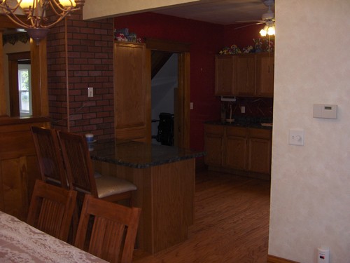 kitchen from the dining room