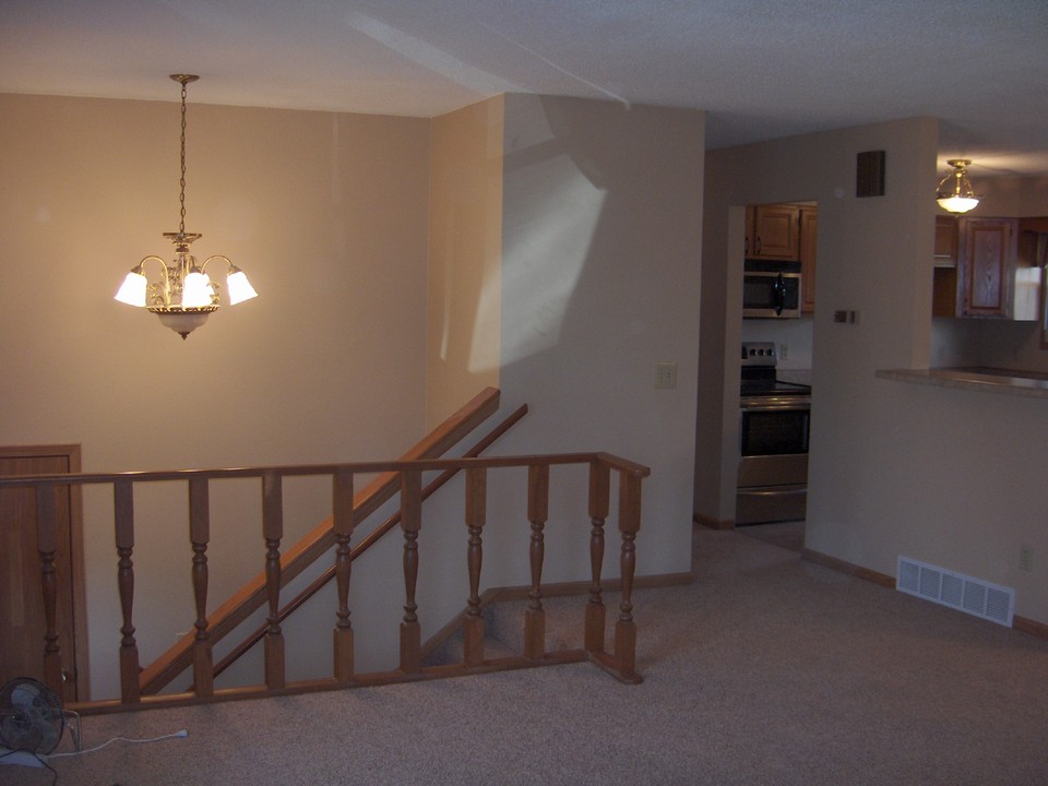 open stair to lower level