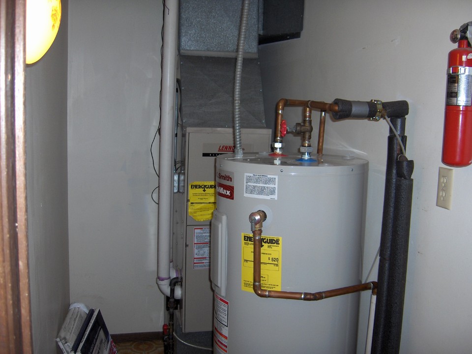 furnace and utility area