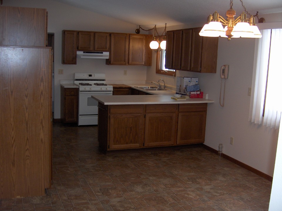 dining room and kitchen