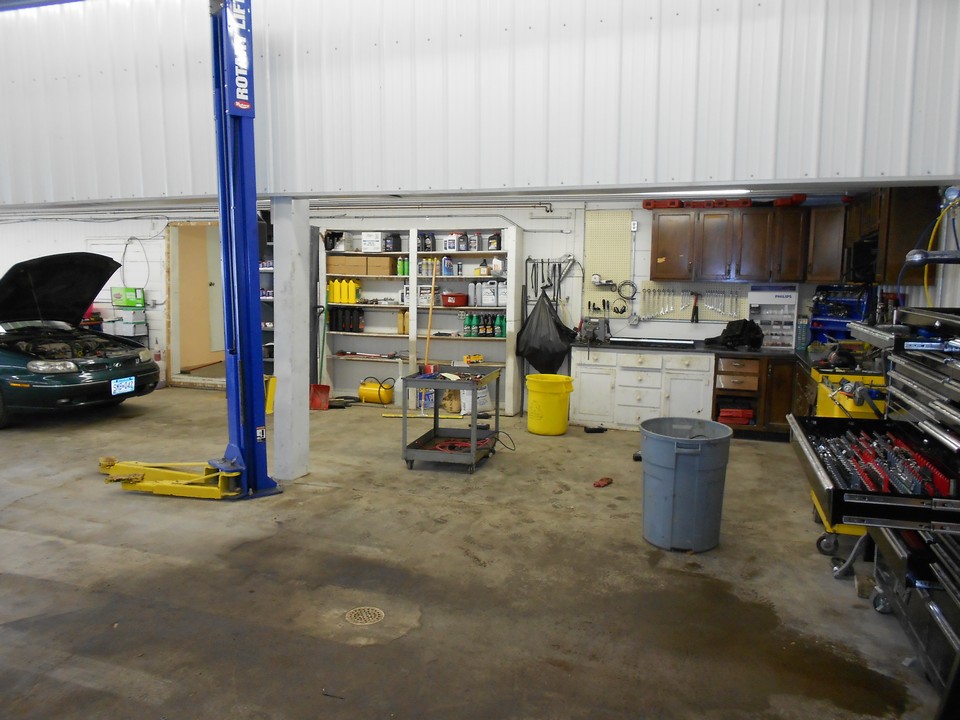 tool and bench area