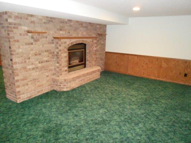 other side of the double fireplace