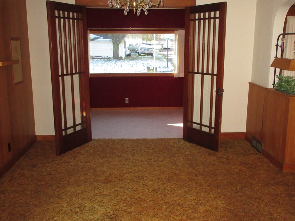 dining room and front porch