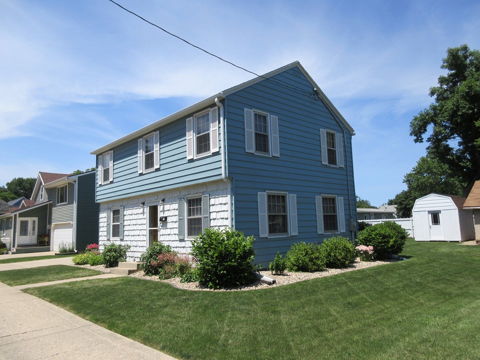 side shot of the house