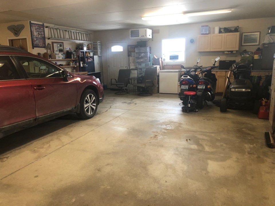 large heated garage