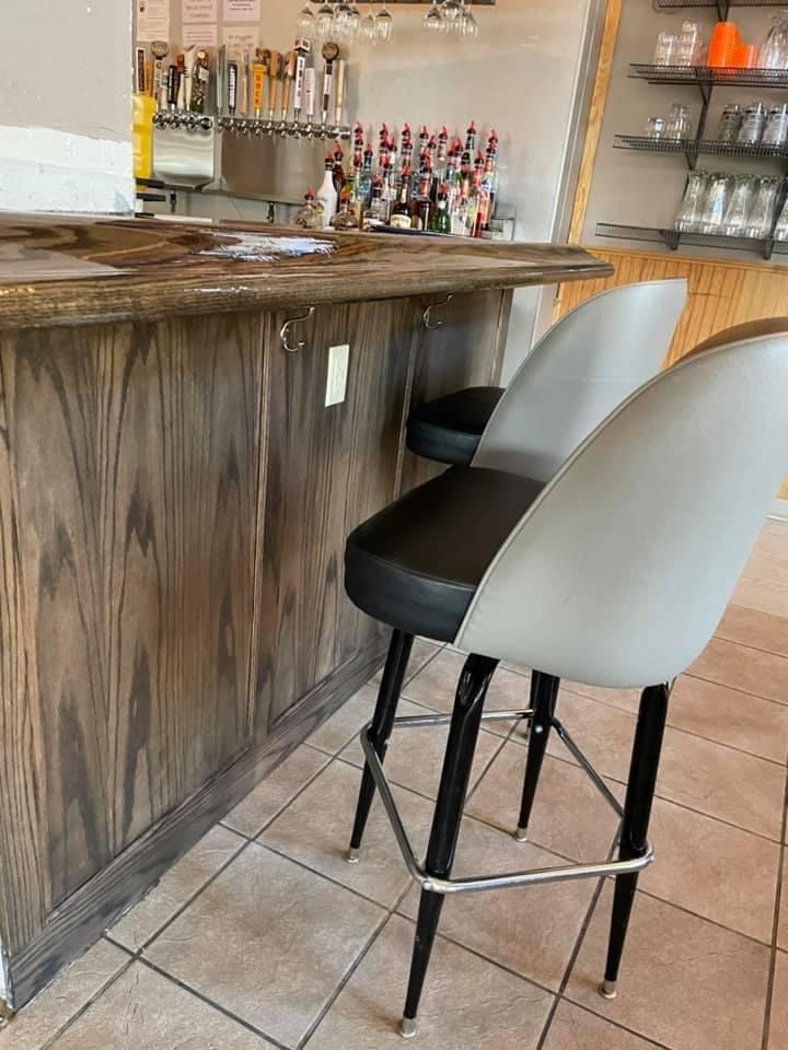 bar and bar stools