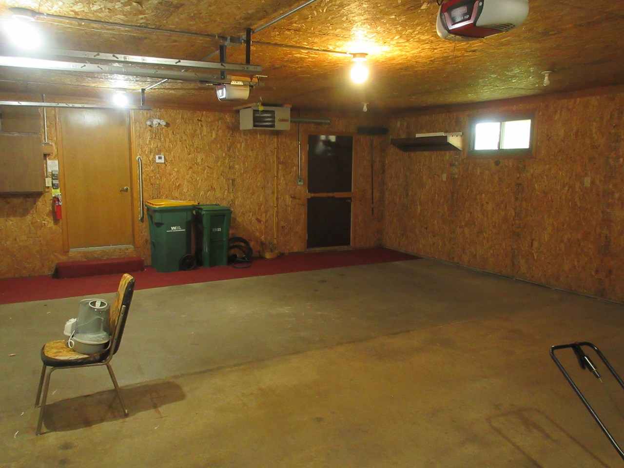 garage insulated and heated.