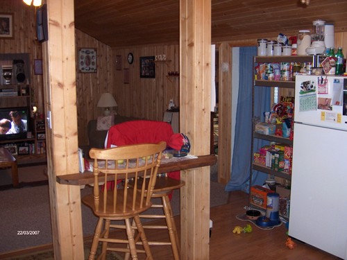 kitchen/bar area kitchen open to living room