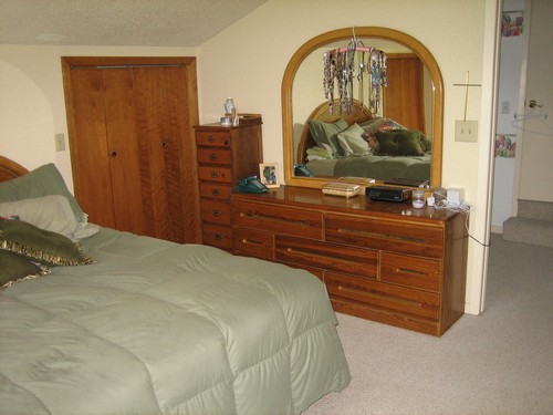 master suite leads to walk in closet