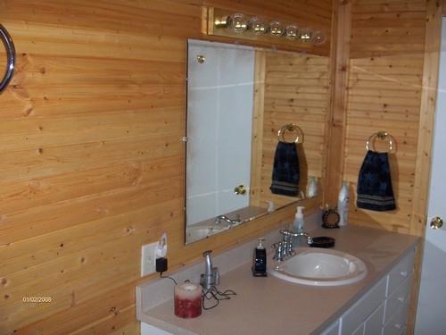 completely remodeled bathroom