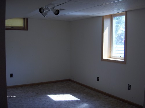 basement bedroom