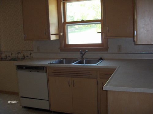 kitchen window facing street