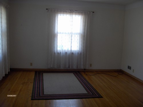 lving room view with hardwood floors