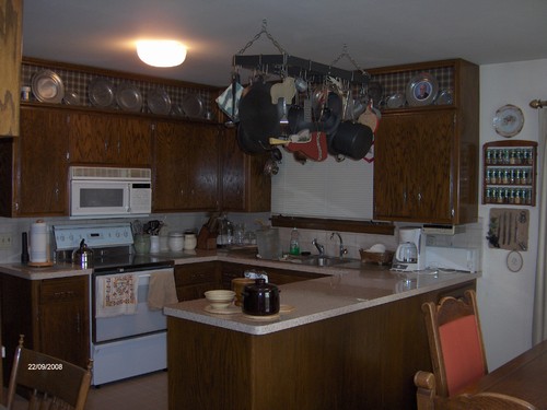 open kitchen with dishwasher