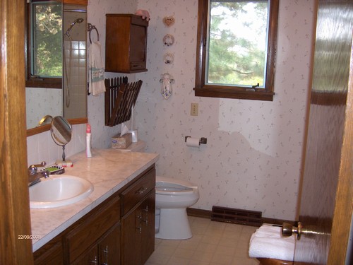 large main floor bathroom