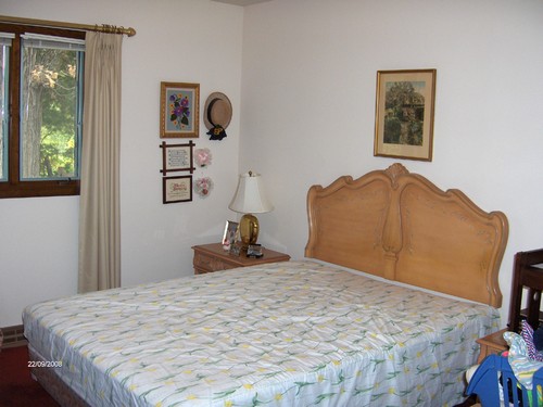 one of two main floor bedrooms