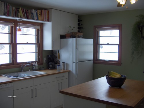 kitchen nice island with countertop.