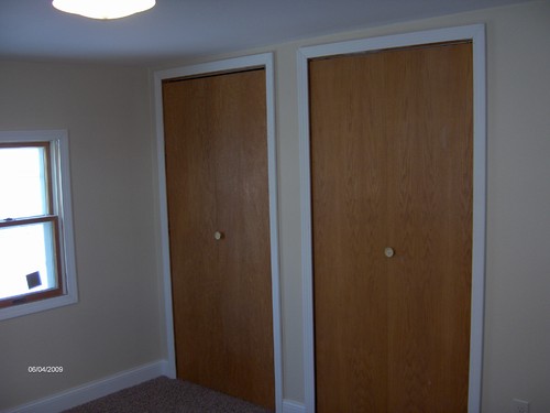 bedroom 2 closets, new flooring, new lights.