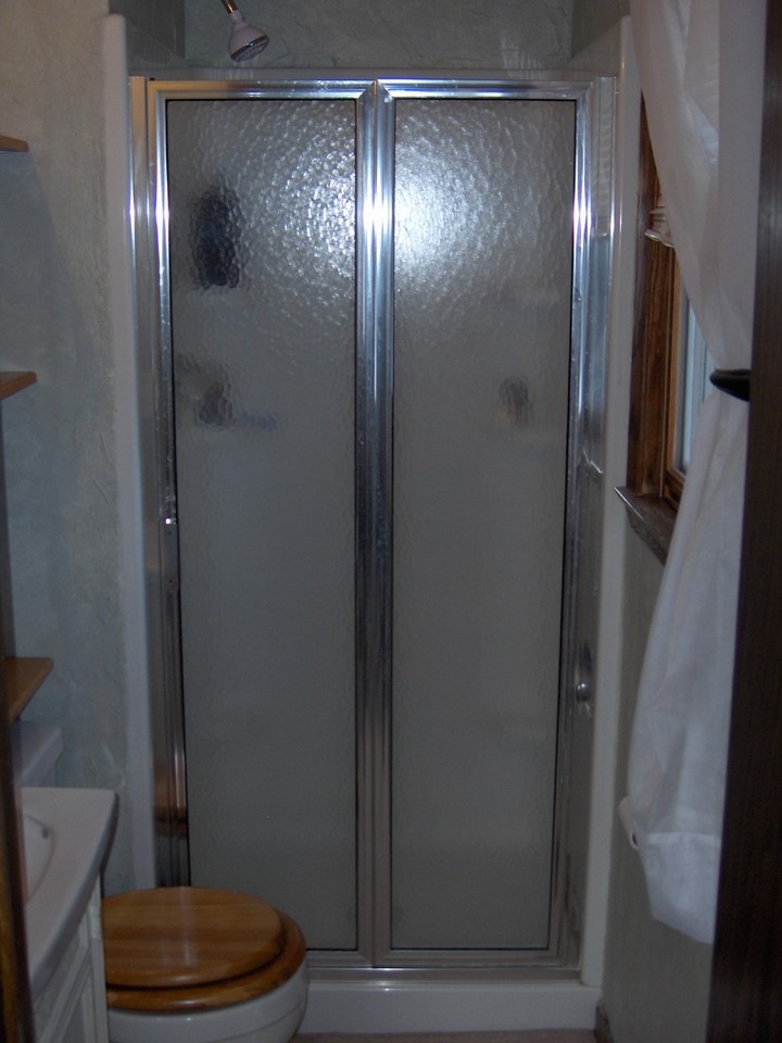 master bathroom with shower