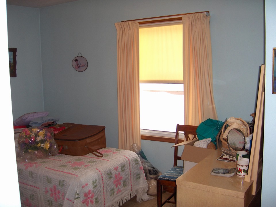 one of two bedrooms on main floor