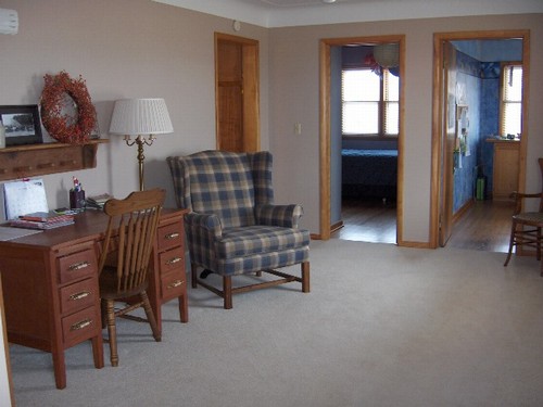 office seperate area could be used as an office or formal dining room.