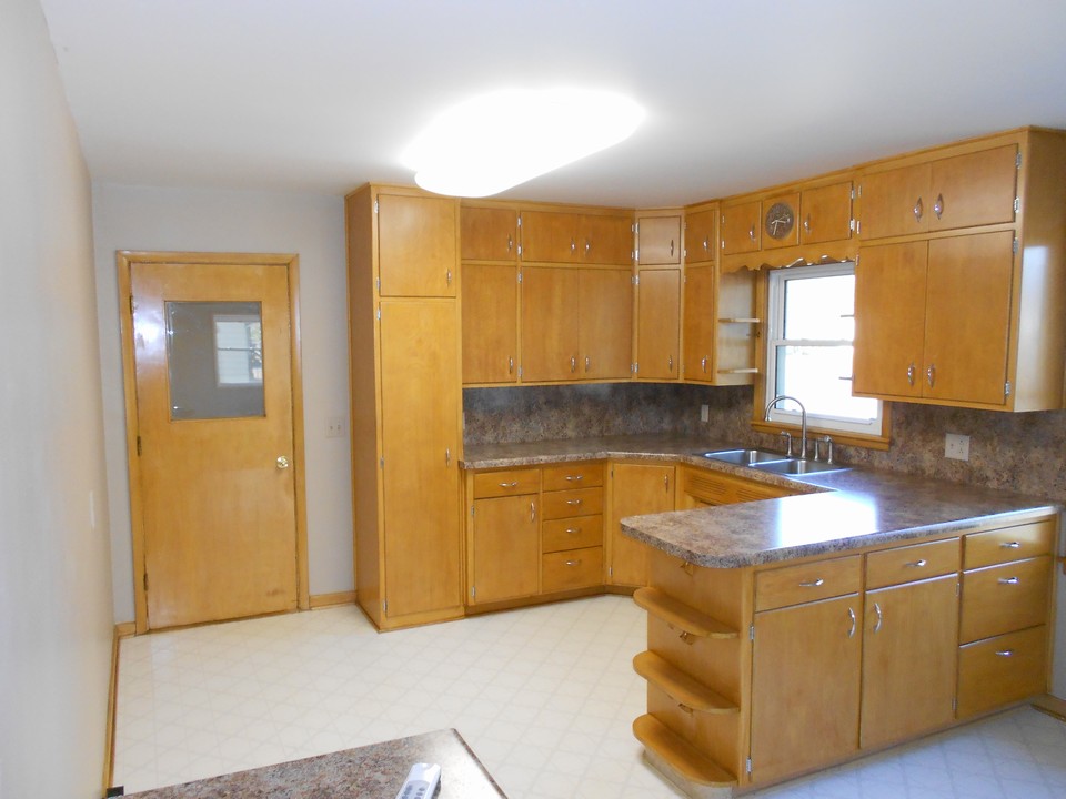 kitchen with new countertops