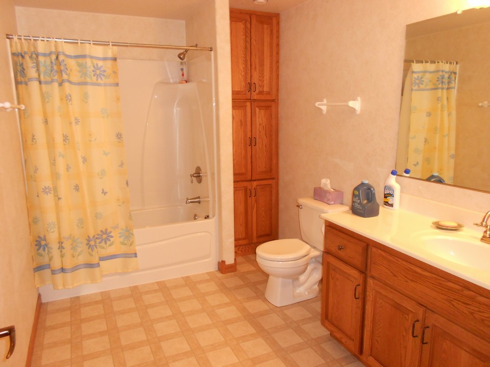 large basement bedroom