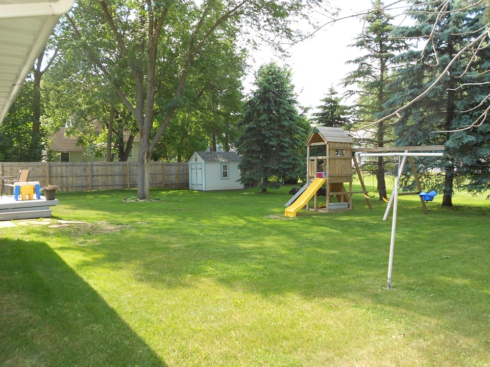 backyard large flat yard