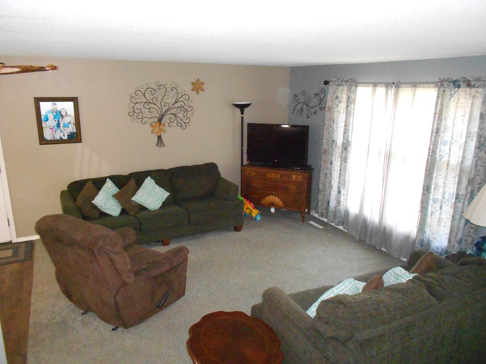 living room from stairs