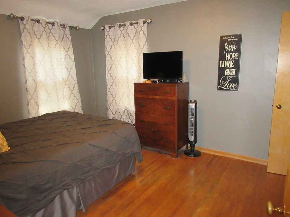 bedroom 1 has a walk in closet.
