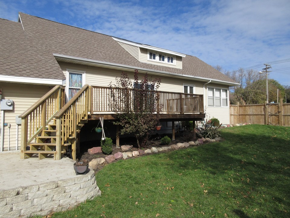 beautiful deck