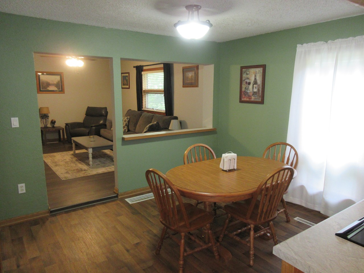 open dining room