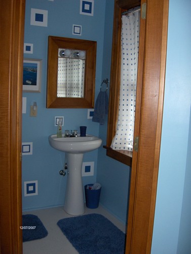 half bath off dining room