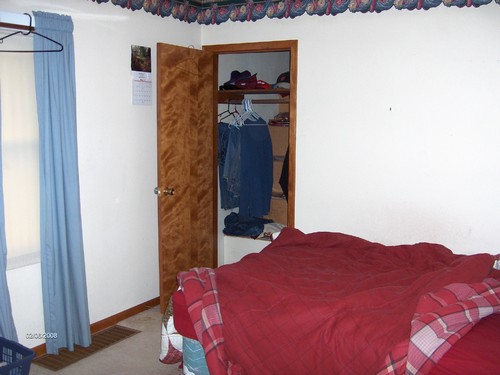one of two bedrooms