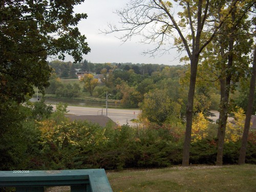 view of river from deck
