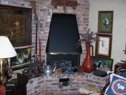 basement electric fireplace