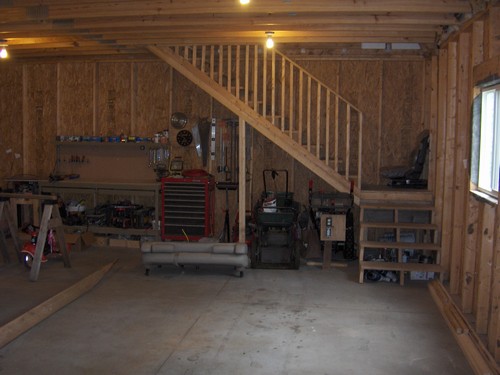 inside of garage