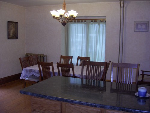 dining room from the kitchen