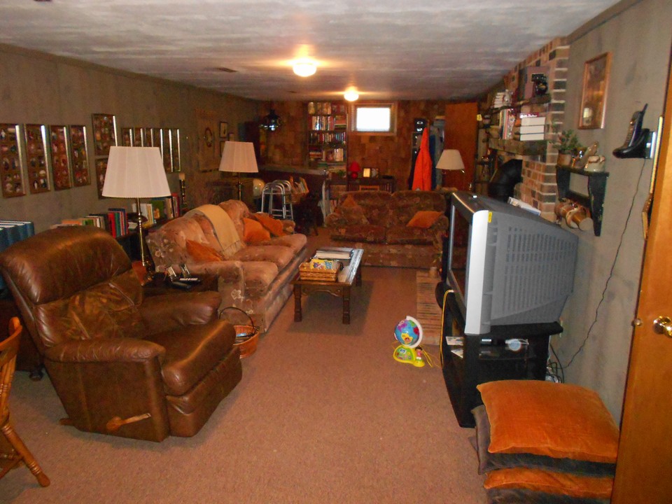 basement family room