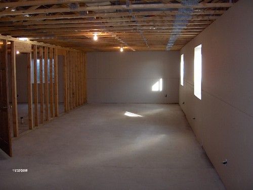 basement. you can see the 3 egress windows.  this leads to potentially 3 more bedrooms.