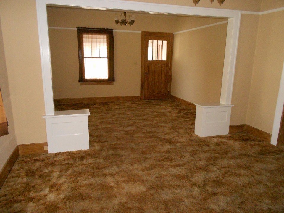 wide open living and dining rooms