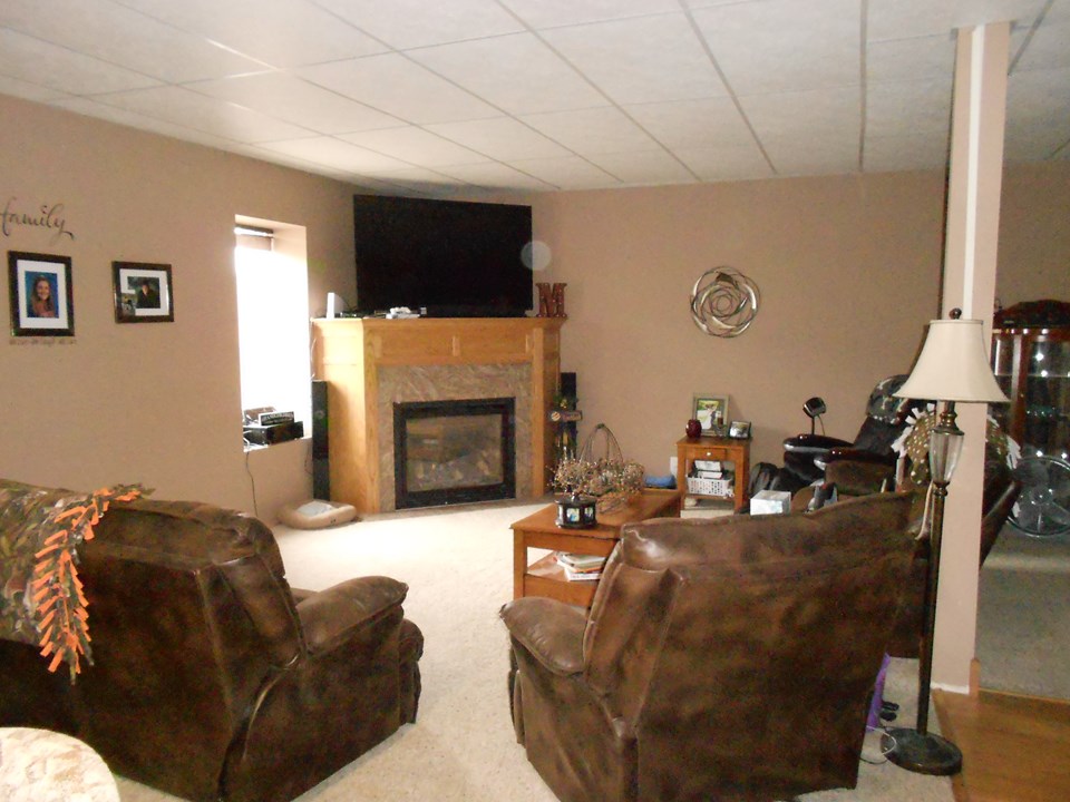 living room beautiful gas fireplace