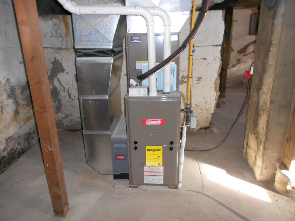 new furnace coleman 2 stage furnace and central air unit installed just a couple of months ago
