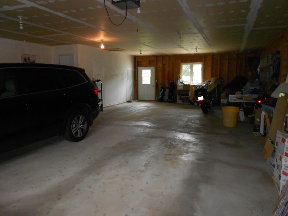 four car attached garage
