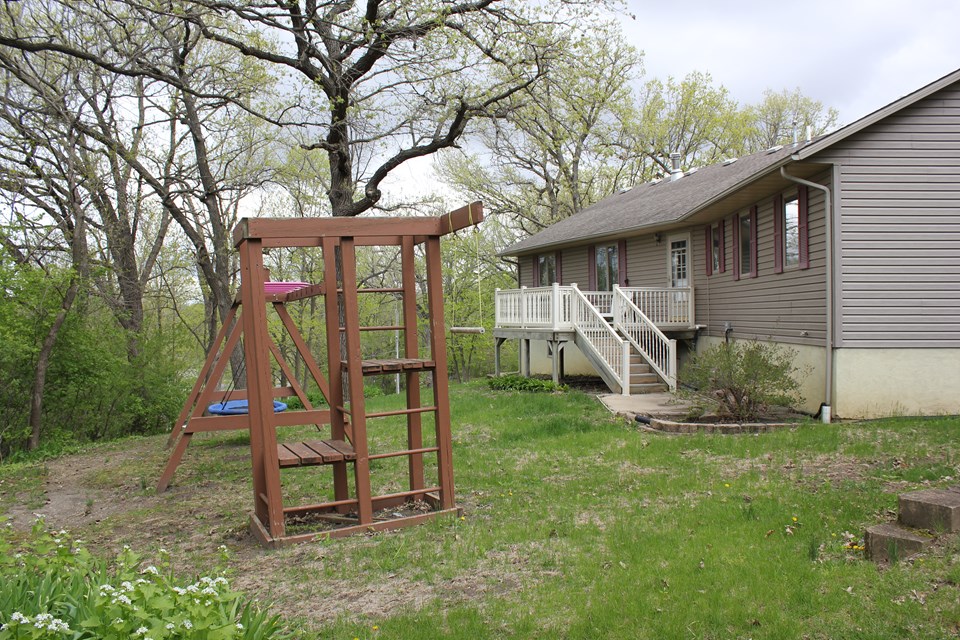 backyard and deck