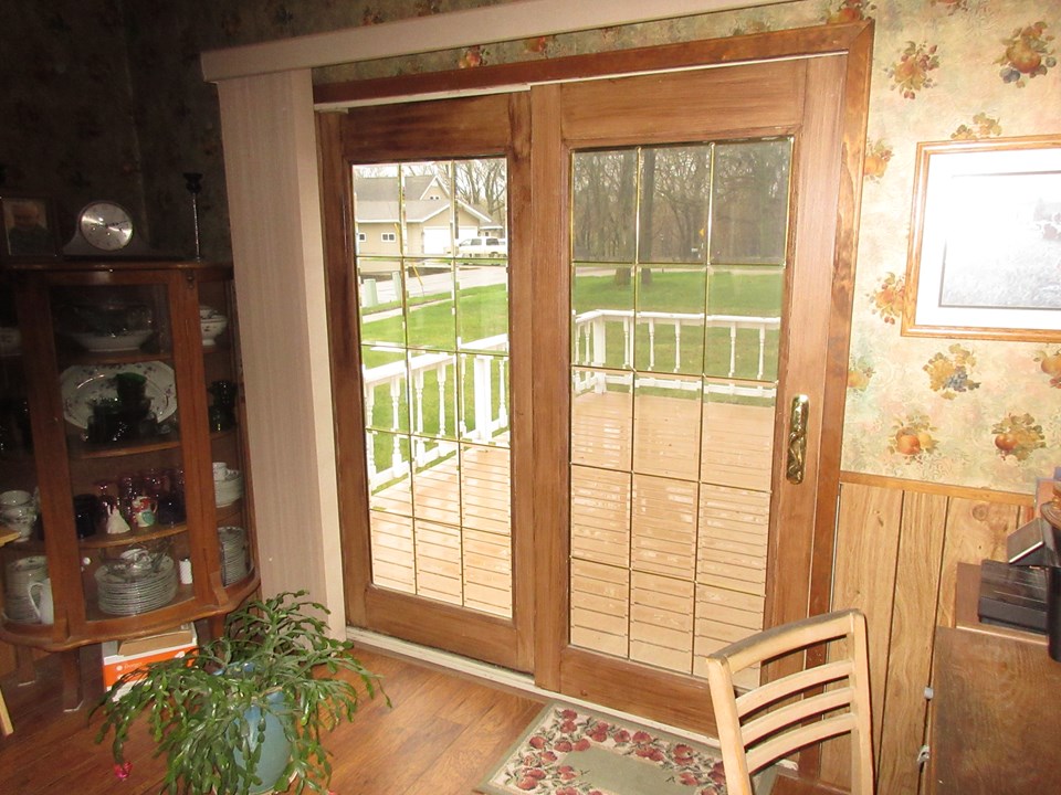 french doors to the deck