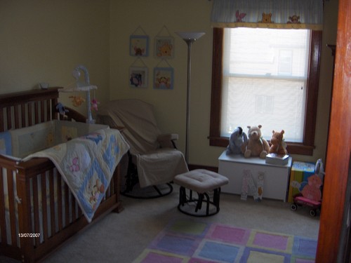baby's room upstairs
