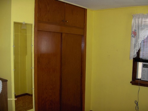 large closet in bedroom